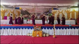 annual program in kodava samaja of kodavas 👏🥰🥰 great dance by these girlss [upl. by Enilrad515]