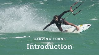 Kitesurfing Howto Carving Turns Introduction [upl. by Ecnar]