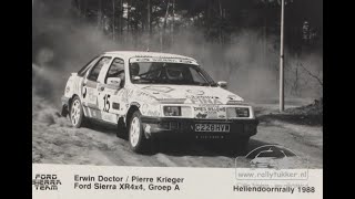 Rally Retro Report Afl 1949 Hellendoorn Rally 1988 P1Erwin DoctorPierre Krieger HANCATE Action [upl. by Shama]