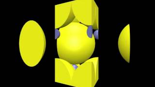 30 Wurtzite  Zinc Iron Sulfide ZnFeS  unit cell [upl. by Elleinwad]