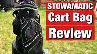 Stowamatic golf bag review  4 year test as a cheap golf cart bag [upl. by Ryhpez]