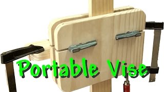 Make this Portable Wood Vise for your DIY workshop [upl. by Fritts]