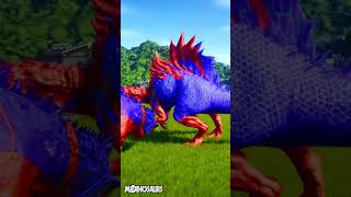 Red Giganotosaurus Trex Spinosaurus Epic Battle of Jurassic Giants  Who Will Emerge [upl. by Carmina]