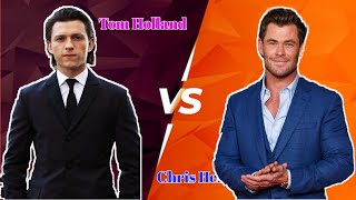 Tom Holland vs Chris Hemsworth Comparison✓ [upl. by Abbub]