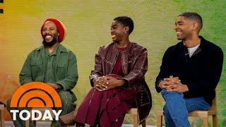 ‘Bob Marley One Love’ stars talk biopic of reggae royalty [upl. by Eyla]