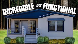 This mobile home model is called the quotRANCHquot and it be DRESSINIYKYK Prefab House Tour [upl. by Samuele]