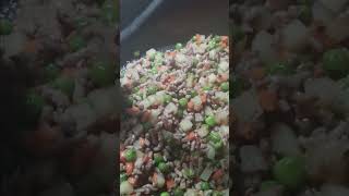 Ground pork with vegetables support yummy foodshortvideo [upl. by Mcloughlin]