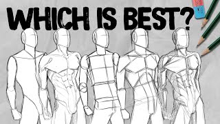 How to draw human Bodies 5 METHODS  Tutorial  DrawlikeaSir [upl. by Yl672]