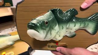 2023 Big mouth Billy bass unboxing and review [upl. by Rekrap]