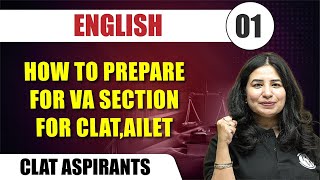 English 01  How To Prepare for VA Section For CLAT AILET  CLAT [upl. by Gherardo]