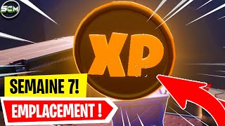 TOUTES LES PIÈCES DXP DOR SEMAINE 7 FORTNITE SAISON 3 ALL GOLD XP COINS LOCATIONS FORTNITE [upl. by Ydoj]