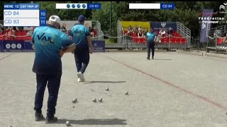 Championnat petanque de France 2024 jp brianconVAR vs VAUCLUSE [upl. by Odnalor]