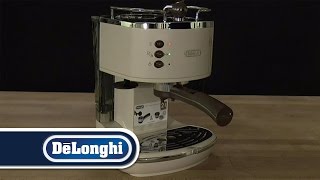 DeLonghi How To First Use Icona [upl. by Arakihc]