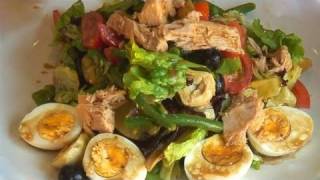 How To Prepare Salad Nicoise [upl. by Airtemed674]