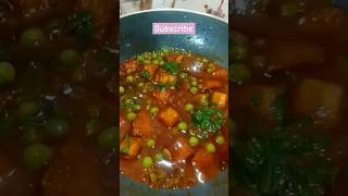 Matar paneer recipe paneer recipe food cooking easyrecipe viral short youtube short [upl. by Jarib]