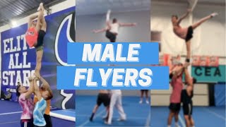 Amazing male cheerleading flyers Compilation [upl. by Sihtnyc]