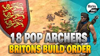 The BEST Britons Archer Opening AOE2 Build Order for 2023  NO DEER [upl. by Larine]