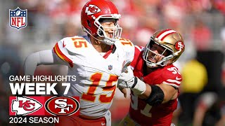 Kansas City Chiefs vs San Francisco 49ers  2024 Week 7 Game Highlights [upl. by Lipcombe]