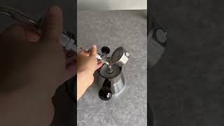 Quick testing Moka pot milk foamer coffee espressomachine [upl. by Durrett]