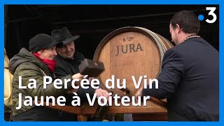 Jura  25e édition de la Percée du Vin Jaune à Voiteur [upl. by Avivah]