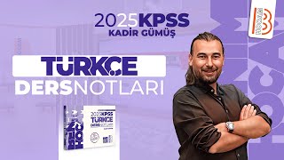 27 KPSS Türkçe  Yazım Kuralları 4  Kadir GÜMÜŞ  2025 [upl. by Anehs]