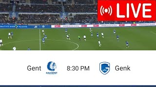 Live Match Gent VsGenk  Belgian First Division A20242 [upl. by Itsrejk]