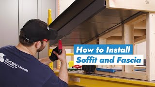 How to Install Metal Soffit amp Fascia With a Flush Wall Panel [upl. by Fording45]