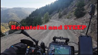 The Steepest Road in Britisch Columbia  Solo Adventures RTW on a Bike Chapter 29 [upl. by Genvieve]