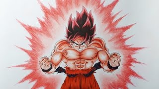 Drawing Goku  Kaioken [upl. by Marge]