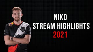 G2 NiKo Stream Highlights 2021 [upl. by Anitsirhc]