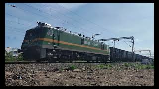 Wag 9 With Empty BOXNHL Rakes Heading Towards Industrial Estate  Indian Railways Goods Trains [upl. by Honan]