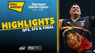 QFs SFs amp Final Highlights  2022 Interwetten German Darts Open [upl. by Irah]