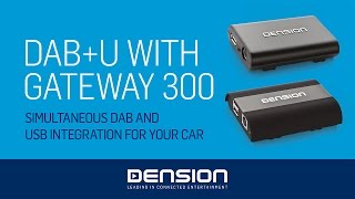 Dension DABU DBU3GEN with Gateway 300 [upl. by Bruckner]