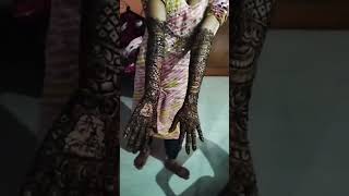 Bridal mehndi dision  Bridal mehndi 2024 [upl. by Kristos]