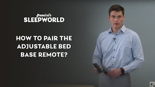 How to Pair The Adjustable Bed Base Remote Explore at Mancinis Sleepworld [upl. by Barclay133]