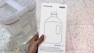 Dreame 1000ML 1L Detergent Unboxing amp Tips On Mixing Detergents [upl. by O'Donnell]