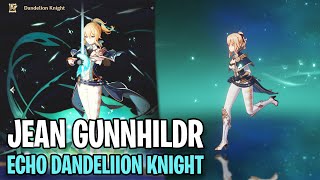 Envisaged Echoes Jean Echo Dandelion Knight  Genshin Impact [upl. by Evvie]