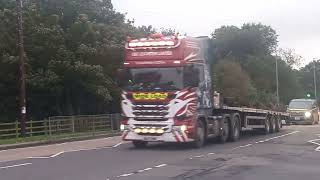 CampC Leicester Limited Scania R450 passes Winthorpe 01102024 [upl. by Romeu]