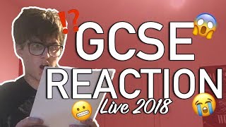 OPENING GCSE RESULTS 2018  LIVE REACTION emotional [upl. by Sinnel]