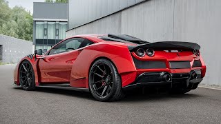 Novitec Ferrari F8 NLargo only exhaust sound [upl. by Needan117]