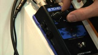 Musikmesse 2011 TC Helicon Voicetone H1 Harmonizer Live Demo [upl. by Ihcur8]