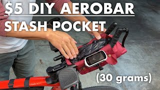 Aerobar Stasher bag for jacket raincoat gloves water bottle [upl. by Anyad]