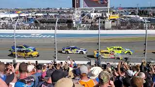 2022 Daytona 500 start from stands GEN 7 race cars are loud [upl. by Almallah741]