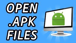 How to open APK files on PC FULL GUIDE [upl. by Wobniar]