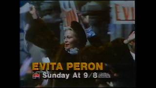 Evita Peron 1983 Commercial [upl. by Ahsats799]