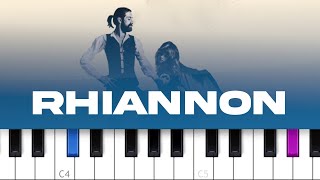 Fleetwood Mac  Rhiannon piano tutorial [upl. by Nishom]