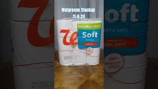 Walgreens Stockup 11824 walgreens wags stockup [upl. by Albers]