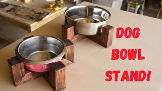 DIY Dog Bowl Stand [upl. by Ettenoj]