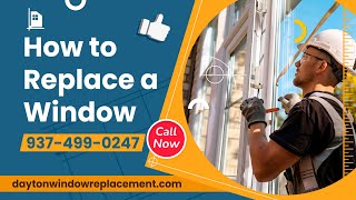 How to Replace a Window in a House Damaged Window Replacement Service Replacement Windows Reviews [upl. by Nomsed]