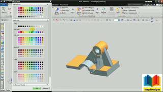 65 Assign Color and Material in NX Siemens MrKatyal [upl. by Carmen]